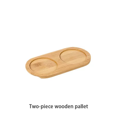 Ceramic Spice Rack Salt Shaker and Pepper Shaker Oil Bottle Set Kitchen Household Supplies for Spices Storage Jar with Cover