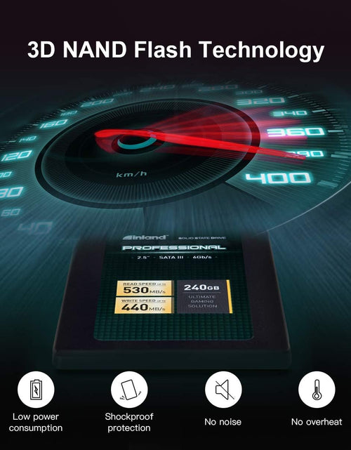 Load image into Gallery viewer, Professional 240GB SSD 3D NAND SATA III 6Gb/S 2.5" 7Mm Internal Solid State Drive (240G)
