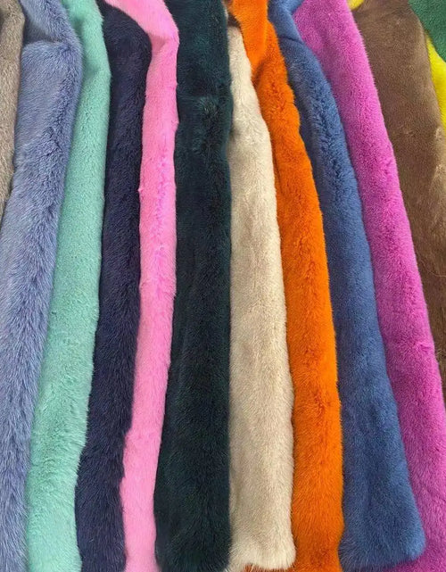 Load image into Gallery viewer, Winter Fur Slippers Women 2024 Flat Real Fur Mink Slippers Warm Soft Indoor Women Fur Slippers Luxury Designer Female Shoes
