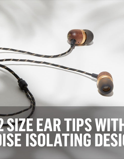 Load image into Gallery viewer, Smile Jamaica Wired: Wired Earphones with Microphone, Noise Isolating Design, and Sustainable Materials, Brass
